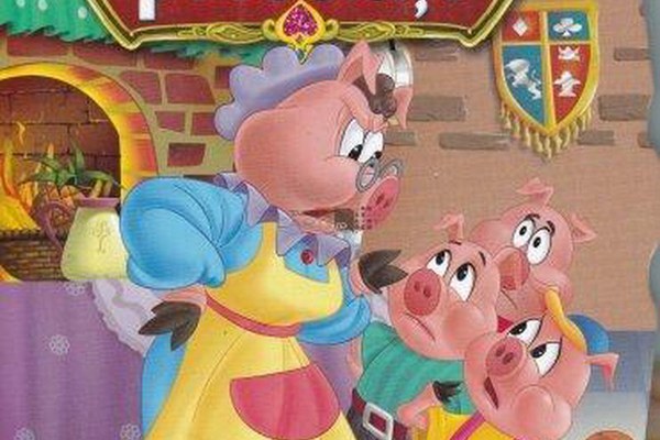 Citeste si asculta Girasol Cei trei purcelusi