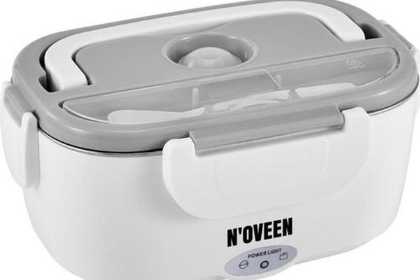 Cutie electrica pentru incalzirea pranzului Noveen LB410, 40 W, 1.1 L (Alb/Gri)