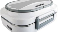 Cutie electrica pentru incalzirea pranzului Noveen LB510, 40 W, 1 L (Alb/Gri)