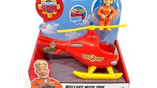 Elicopterul Wallaby Pompierul Sam cu Figurina Tom Thomas