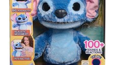 Figurina Disney Stitch - Plus interactiv, 100+ sunete, 30 cm, Albastru