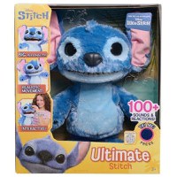 Figurina Disney Stitch - Plus interactiv, 100+ sunete, 30 cm, Albastru - 1