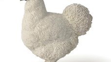 Figurina Papo Gaina de matase - Animale de la ferma