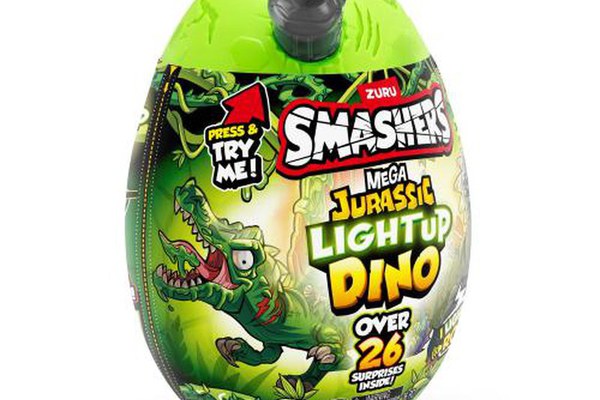 Figurina surpriza Smashers Mega Jurassic Light-Up Dino!