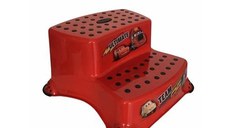 Inaltator dublu pentru baie Lorelli  Antiderapant Disney Cars Red, Colectia 2021