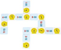 Joc pentru clasa Learning Resources Dominoul timpului - 1