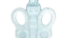 Jucarie de dentitie Lorelli Butterfly pentru bebelusi, refrigeranta, 3 luni+, Albastru