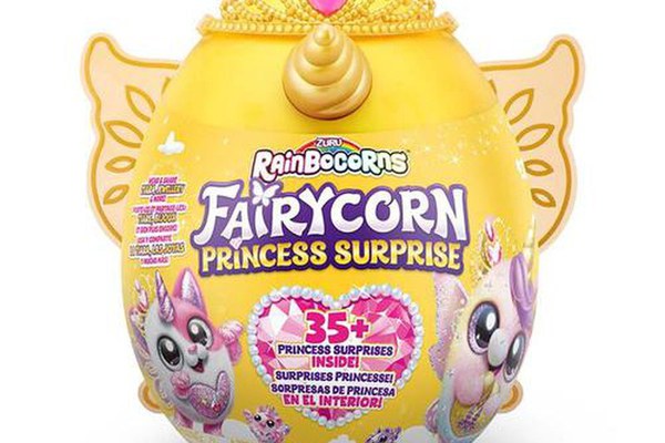 Jucarie de plus surpriza Rainbocorns Fairycorn cu aripi (Multicolor)