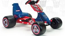Kart cu pedale Injusa Transformers, design sport, pentru copii de 2-4 ani