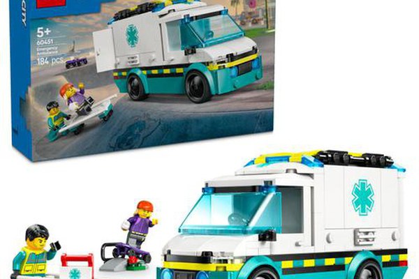 LEGO® City - Ambulanta de urgente 60451, 184 piese