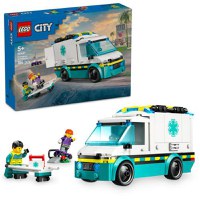 LEGO® City - Ambulanta de urgente 60451, 184 piese - 1