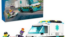 LEGO® City - Ambulanta de urgente 60451, 184 piese