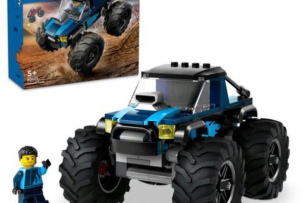 LEGO® City - Monster truck albastru 60402, 148 piese