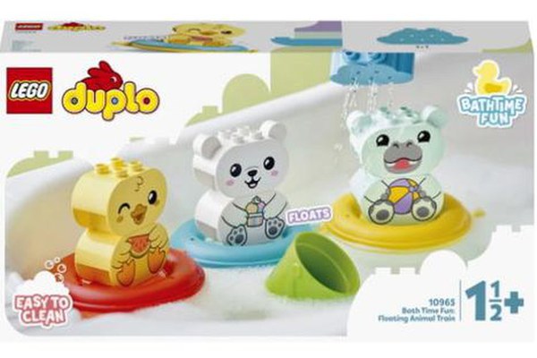 LEGO® DUPLO Prima mea distractie la baie: Tren cu animale plutitoare 10965