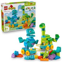 LEGO® DUPLO® - Dinozauri pe roti 3 in 1 10451, 108 piese - 1