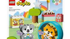 LEGO® DUPLO® Primul meu catelus si primul meu pisoi cu sunete 10977