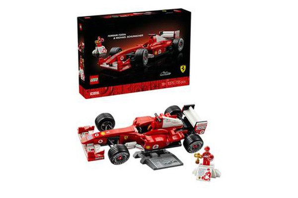 LEGO® Icons Ferrari F2004 si Michael Schumacher 11375, 735 piese