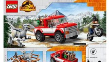 LEGO® Jurassic World Capturarea Velociraptorilor Blue si Beta 76946