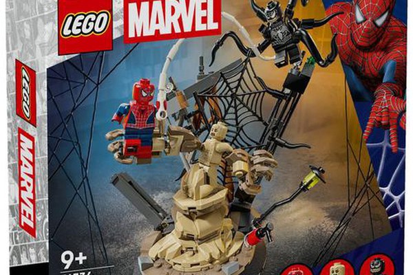 LEGO® Marvel - Batalie memorabila: Omul Paianjen vs Sandman 76334, 201 piese