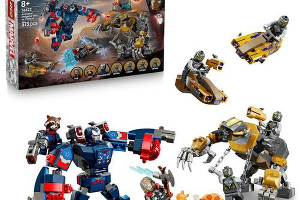 LEGO® Marvel - Thor vs Chitauri din Razbunatorii: Sfarsitul jocului 76322, 373 piese