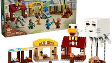 LEGO® Minecraft™ - Atacul baloanelor Ghast asupra satului 21273, 555 piese