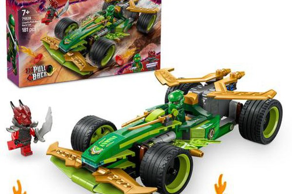 LEGO® Ninjago - Masina de curse cu motor cu arc a lui Lloyd 71828, 181 piese