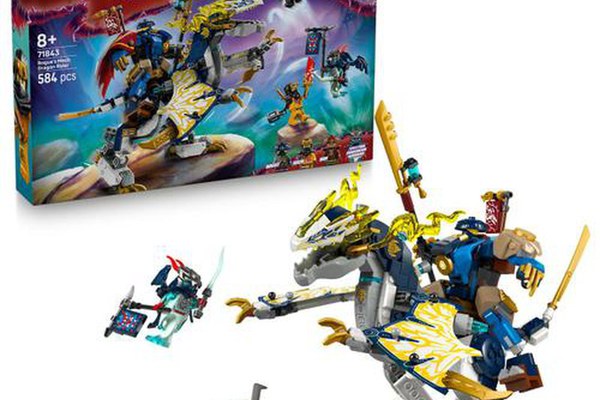 LEGO® NINJAGO® - Robotul calaret de dragon al lui Rogue 71843, 584 piese