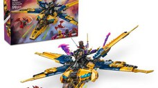 LEGO® Ninjago - Superavionul cu reactie al lui Ras si Arin 71833, 510 piese
