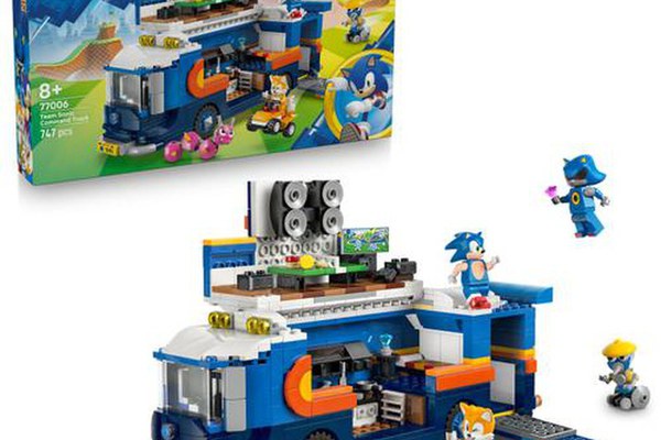 LEGO® Sonic - Camionul de comanda al echipei Sonic 77006, 747 piese