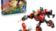 LEGO® Sonic - Knuckles vs. Dr. Eggman si robotul Egg Crusher 77005, 350 piese
