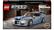 LEGO® Speed Champions Nissan Skyline GT-R (R34) Mai furios, mai iute 76917