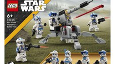 LEGO® Star Wars Pachet de lupta Clone Troopers™ divizia 501 75345