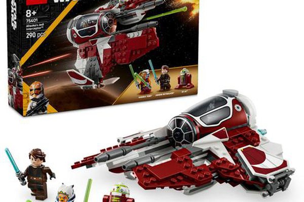 LEGO® Star Wars TM - Nava Interceptor™ Jedi a lui Ahsoka 75401, 290 piese