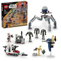LEGO® Star Wars™ - Pachet de lupta Clone Trooper™ si droid de lupta 75372, 215 piese - 1