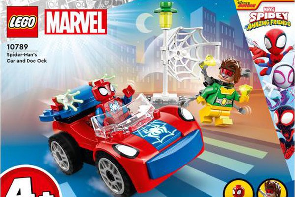 LEGO® Super Heroes - Masina Omului Paianjen si Doc Ock 10789, 48 piese