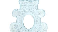 Lorelli Bear, jucarie de dentitie refrigeranta pentru bebelusi, 3 luni+, albastra