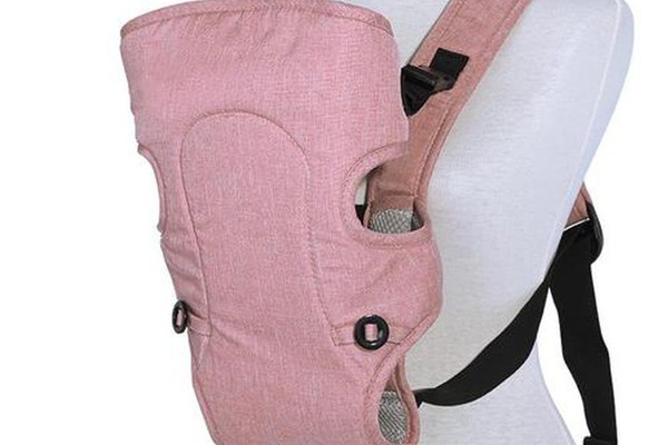 Marsupiu ergonomic pentru copii Lorelli Between Rose tan & Grey, 2 pozitii, centuri de siguranta ajustabile, curele reglabile, pernuta pentru cap, 0-9 Kg