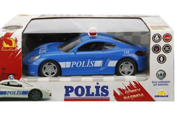 Masina de politie cu telecomanda