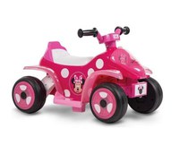Masinuta electrica pentru copii Huffy Minnie Mini Quad, baterie 7.2V, autonomie 30 de minute, viteza 3km/h (Roz) - 1