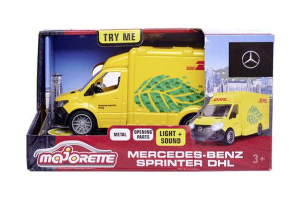 Masinuta Transportor - Mercedes-Benz Sprinter DHL (Galben)