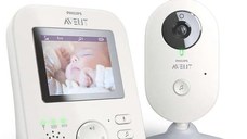 Monitor video bebelusi Philips Avent SCD833/01, 2.7inch LCD (Alb)