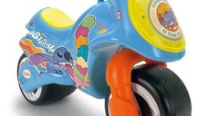 Motocicleta ride-on Injusa Disney Stitch pentru copii, 18-36 luni