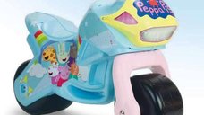 Motocicleta ride-on Injusa Peppa Pig pentru copii, fara pedale, stabila, 18-36 luni