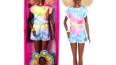 Papusa Barbie Fashionistas - Barbie cu par blond afro