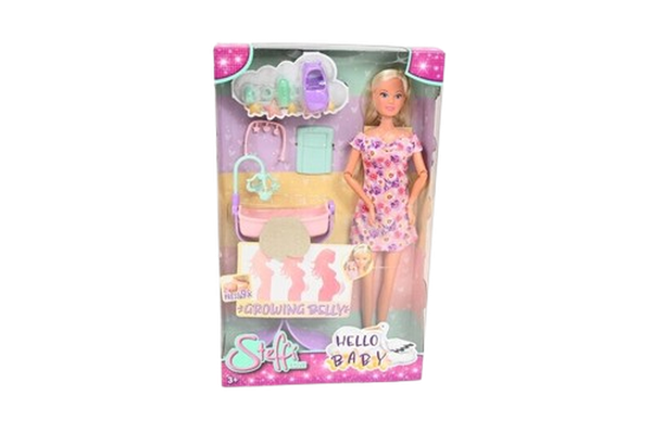 Papusa Steffi Hello Baby 573-3680, multicolor, 3+