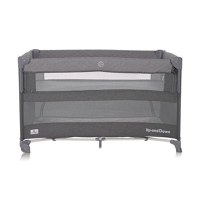 Patut pliabil Lorelli Up and Down, laterala culisanta, Cool Grey Bear - 1