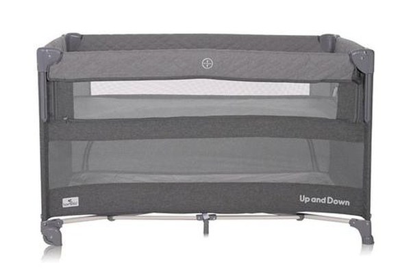 Patut pliabil Lorelli Up and Down, laterala culisanta, Cool Grey Bear