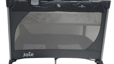 Patut pliant Joie Commuter Change Gray Marble, cu cosulet detasabil inclus,  greutate maxima suportata 15 Kg