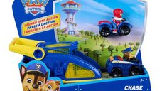 Paw Patrol Pup Squad Launchers, set cu 2 masinute Chase si lansator