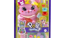 Polly Pocket Gentuta cu Iepuras pentru Petrecere, set cu accesorii
